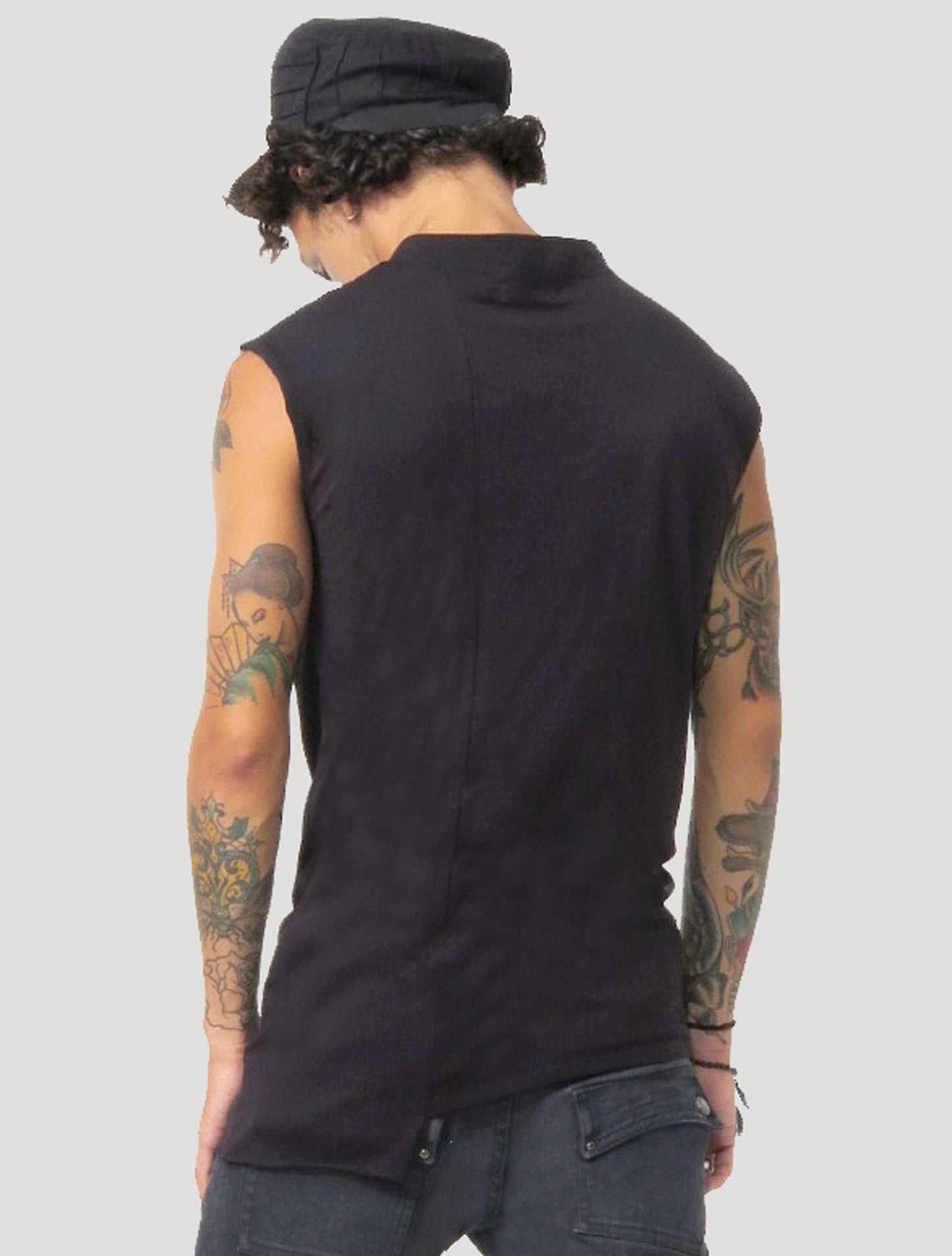 Blended Sleeveless Tee by Psylo