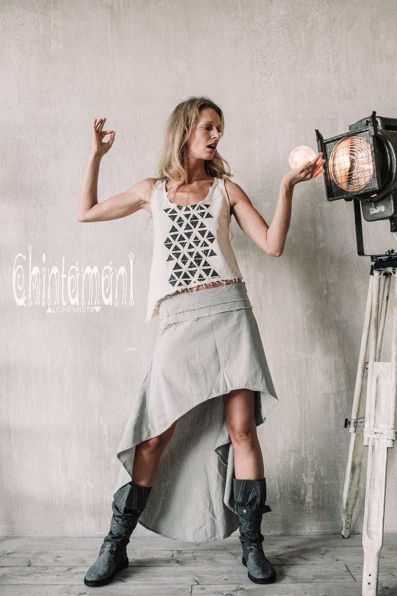 Asymmetric Bohemian Skirt