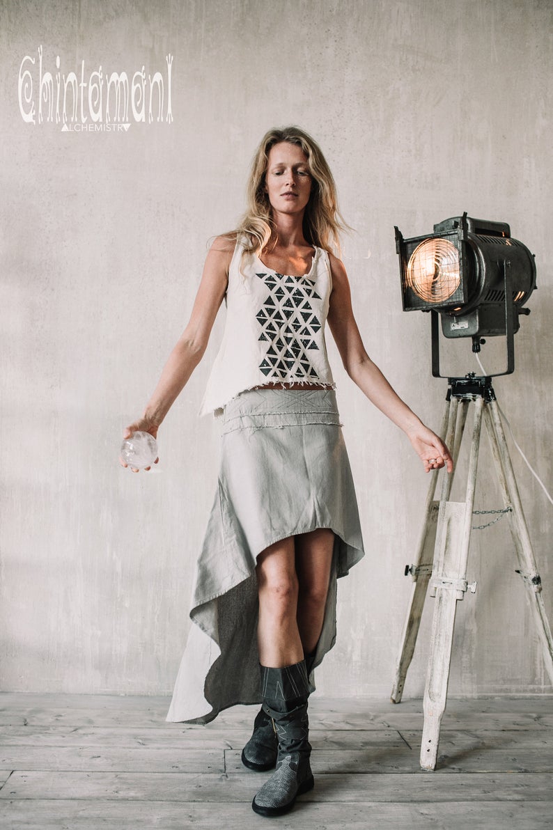 Asymmetric Bohemian Skirt