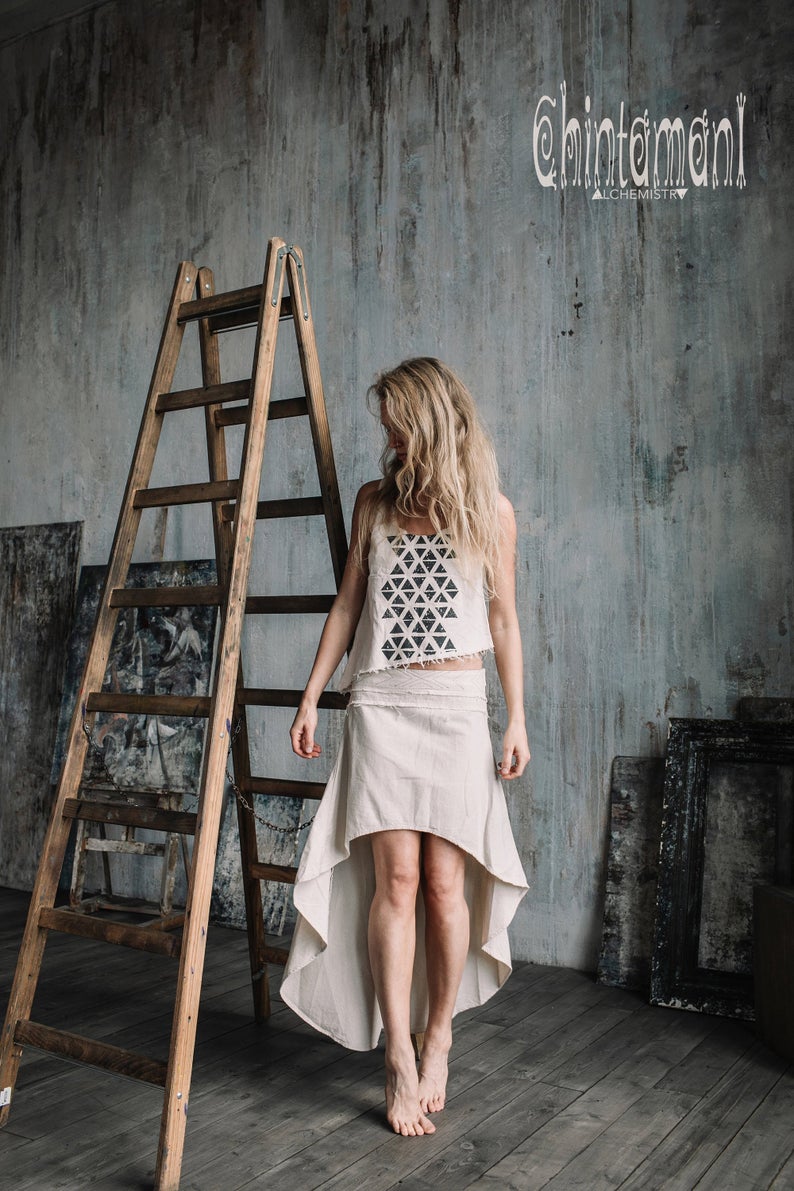 Asymmetric Bohemian Skirt