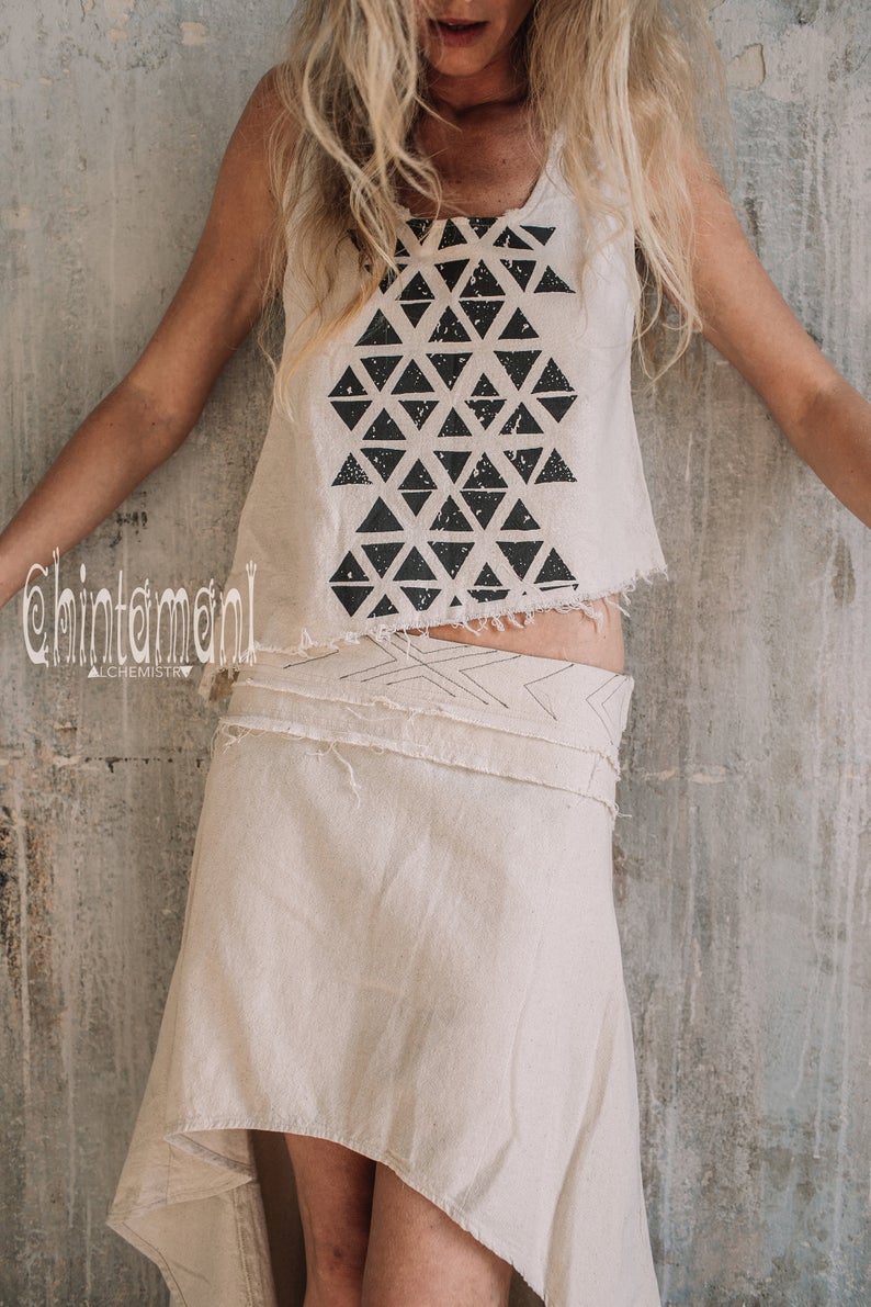 Asymmetric Bohemian Skirt