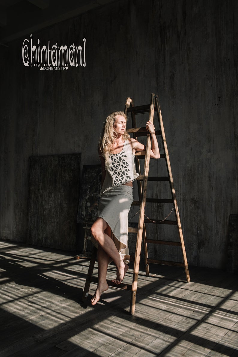 Asymmetric Bohemian Skirt