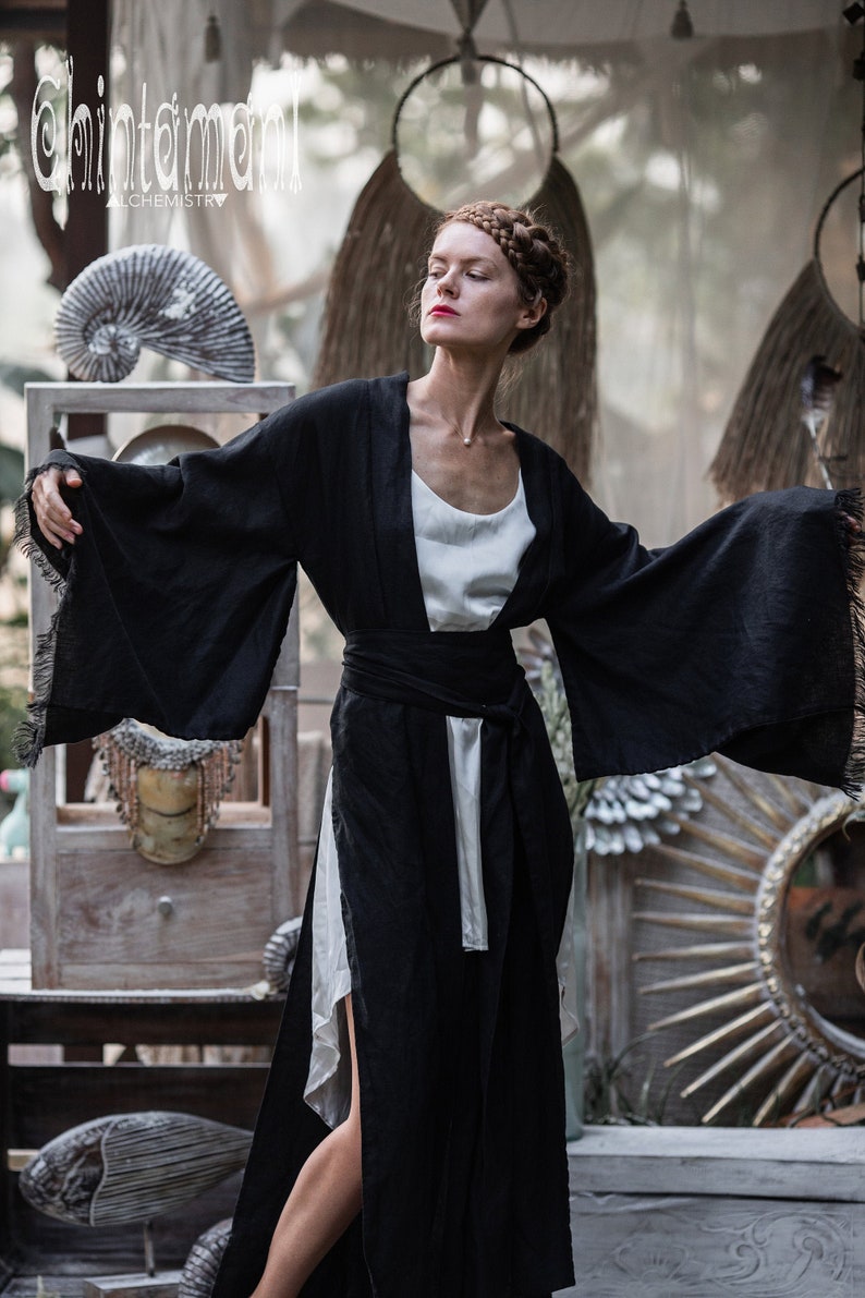 Japanese Linen Kimono