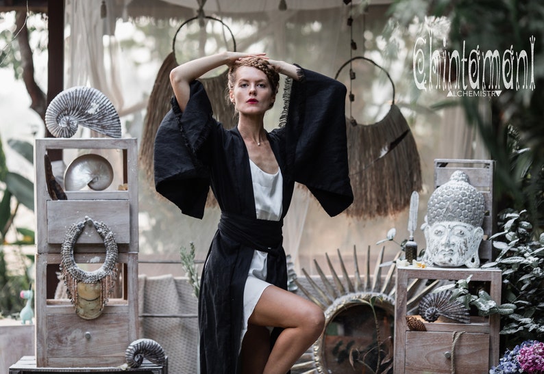 Japanese Linen Kimono