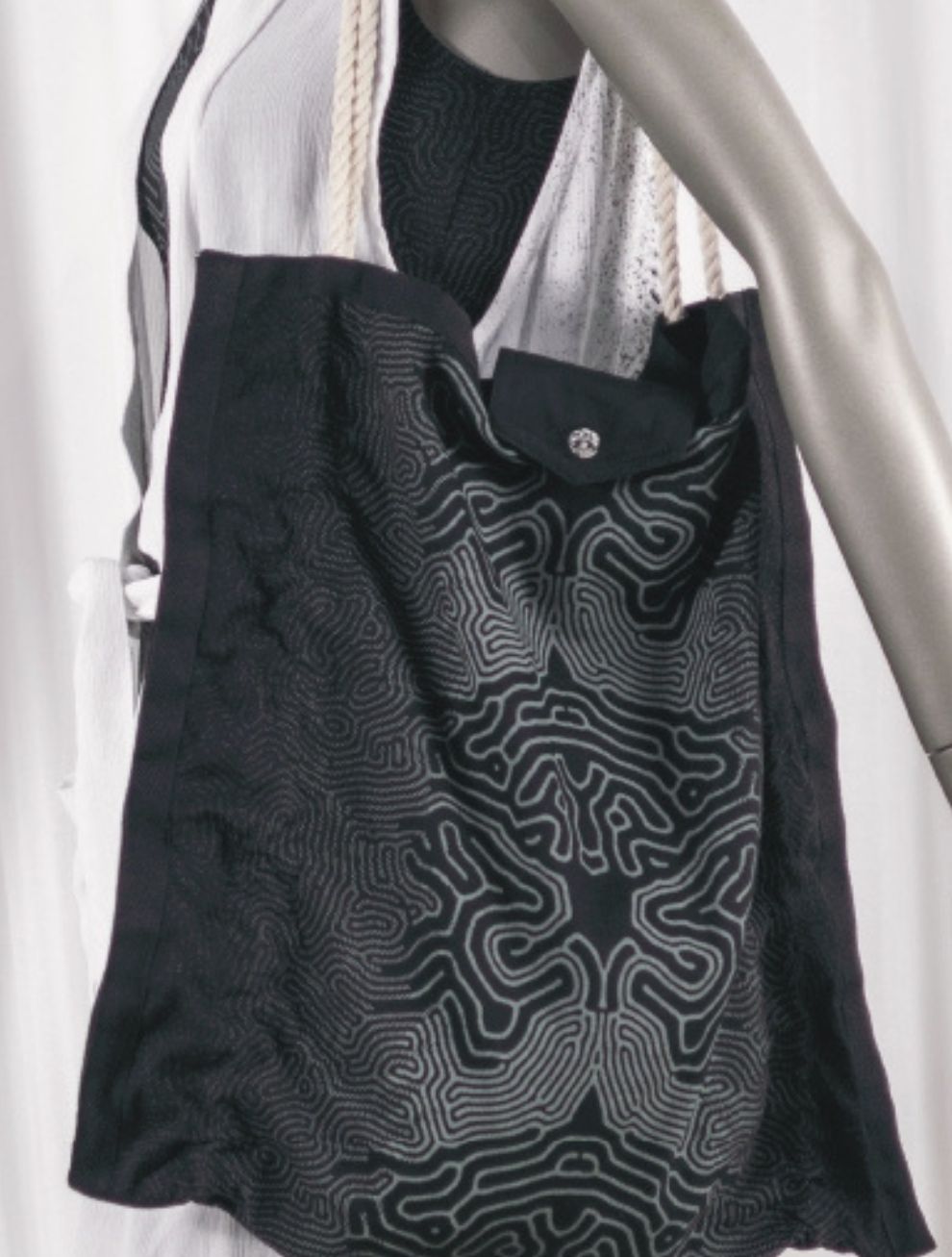 Aya Drawstring Tote Bag