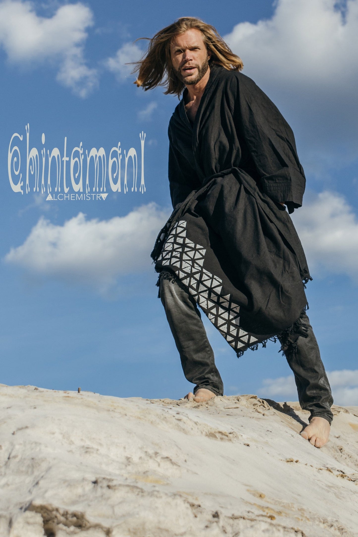 Triangle Mantle Kimono