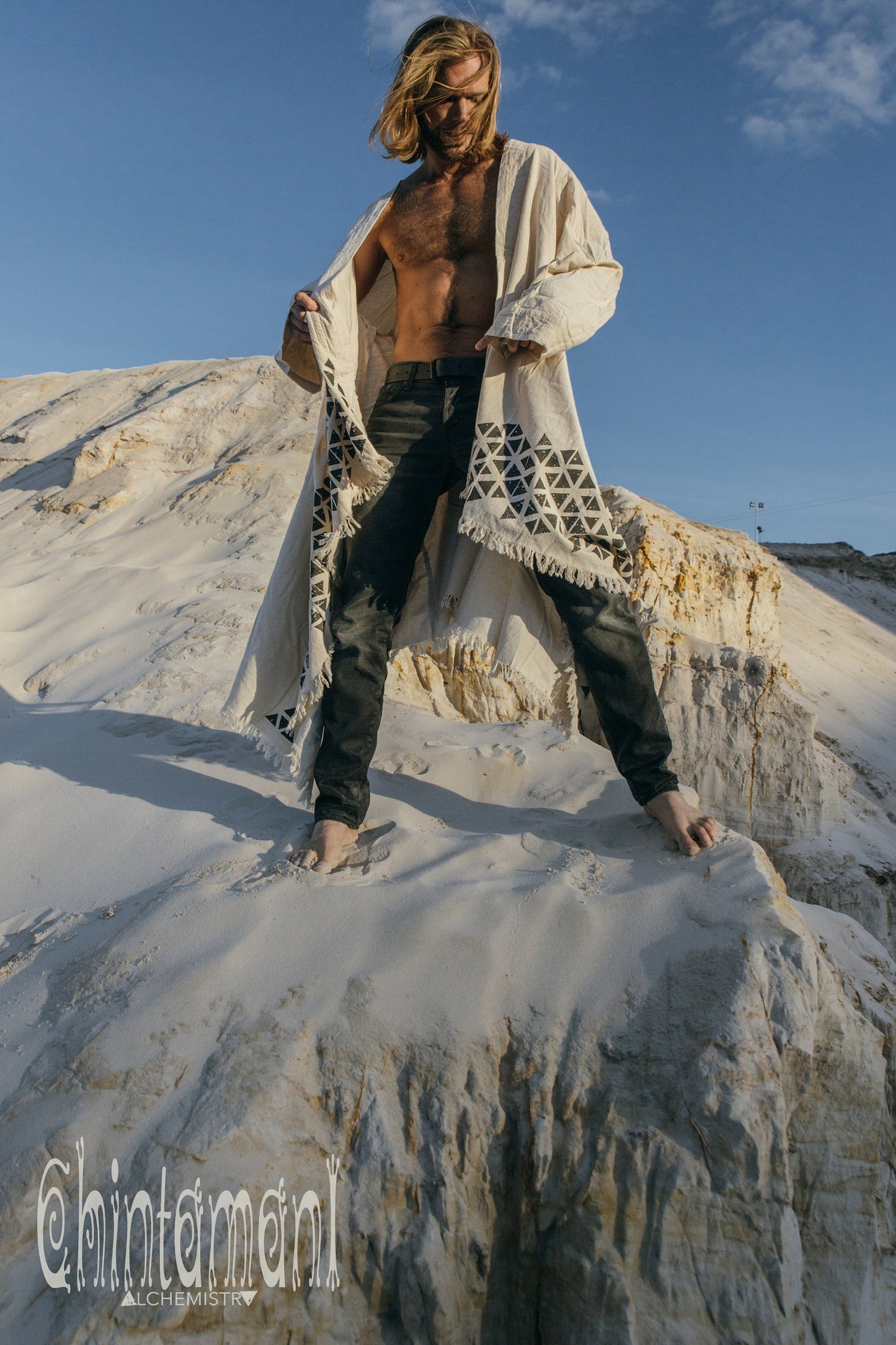 Triangle Mantle Kimono