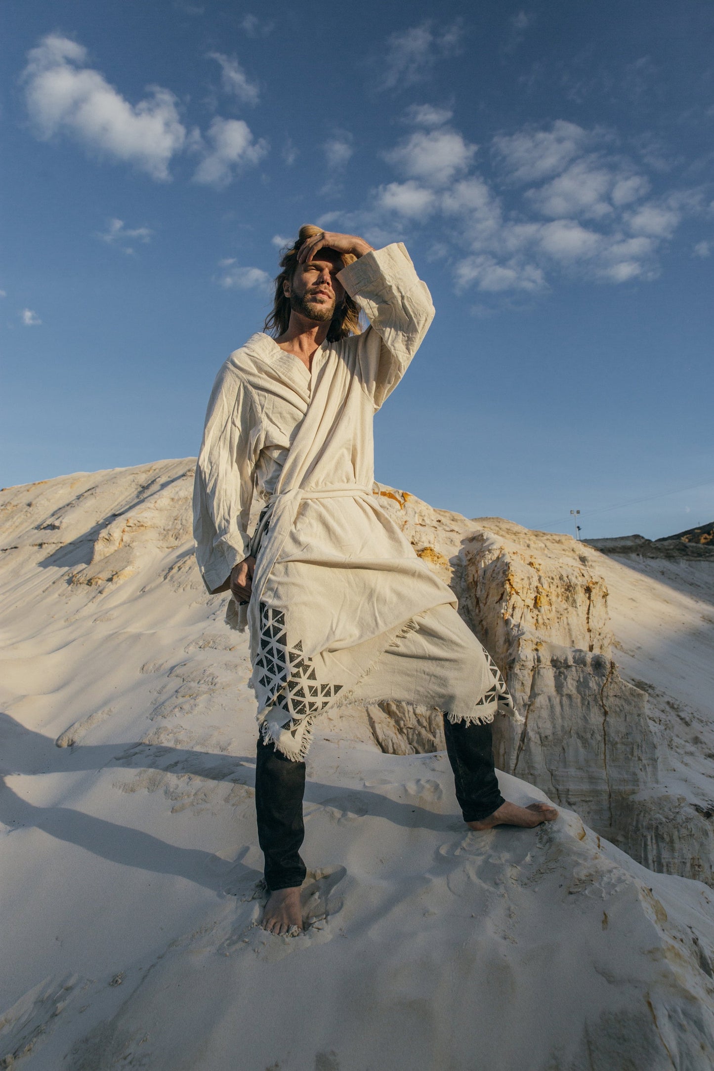 Triangle Mantle Kimono