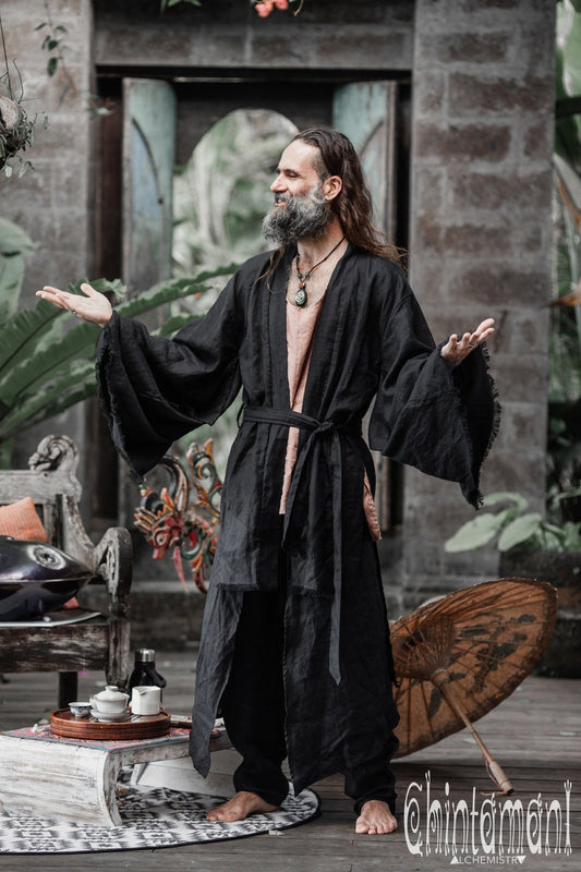 Linen Kimono Men