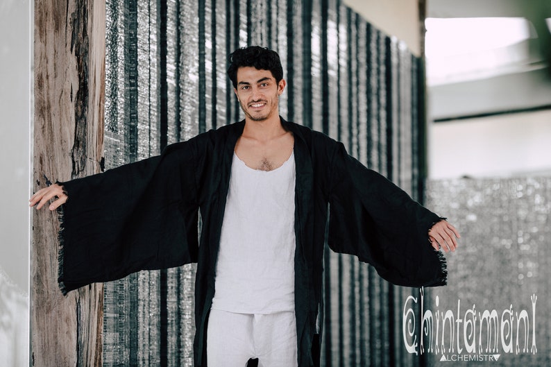 Linen Kimono Men