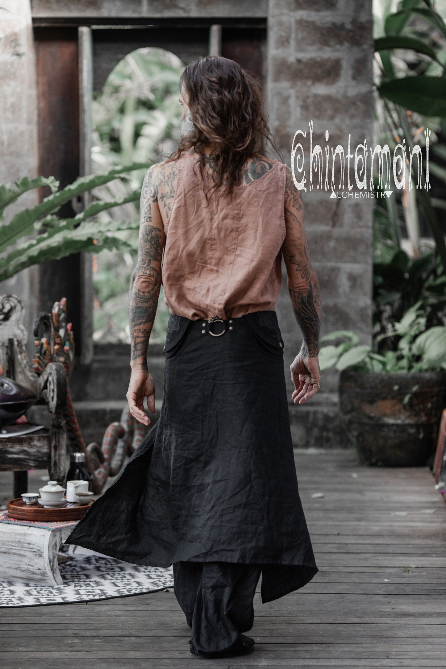 Men Belt Skirt