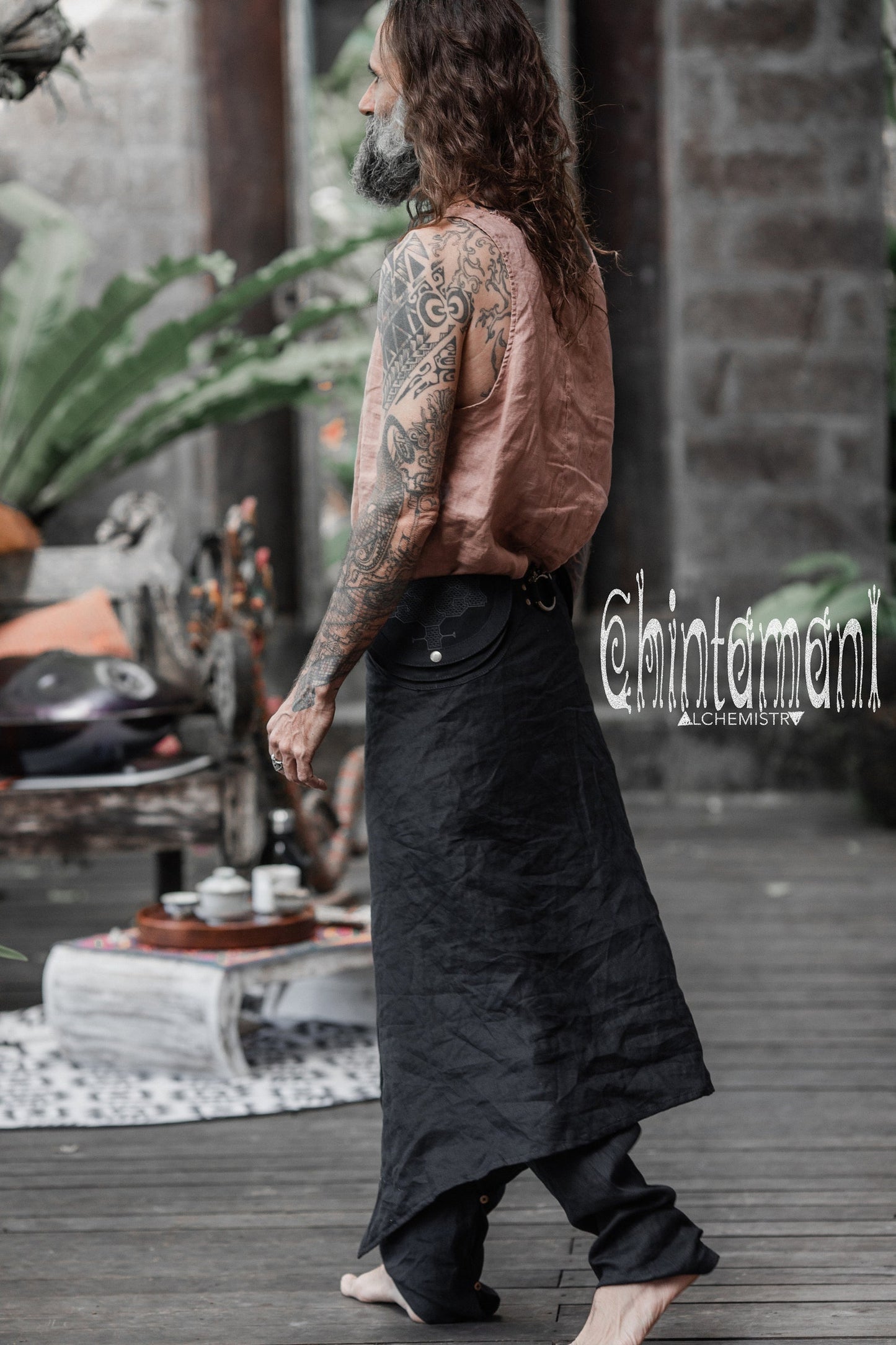 Men Belt Skirt