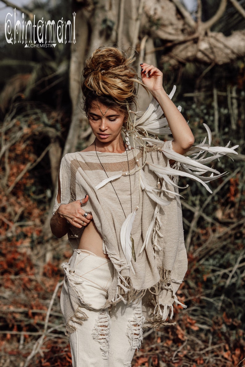 Open Poncho Top