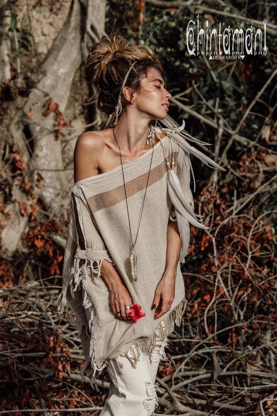 Open Poncho Top