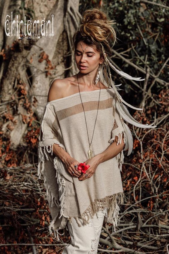 Open Poncho Top