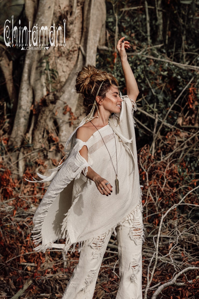 Open Poncho Top