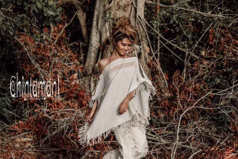 Open Poncho Top