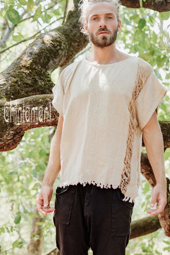 Ripped Khadi Boho Top