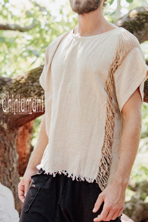 Ripped Khadi Boho Top