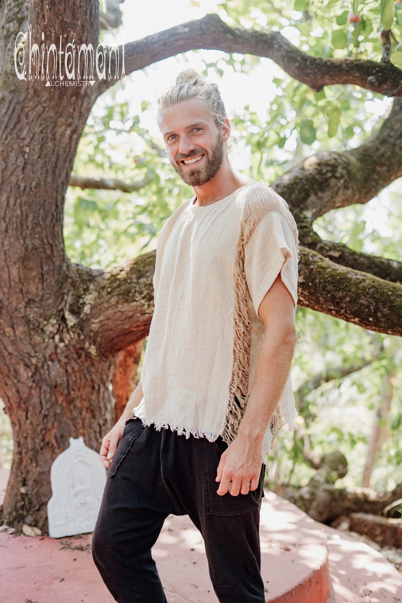 Ripped Khadi Boho Top