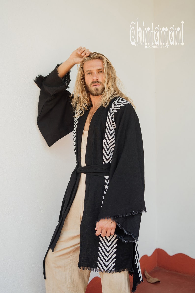 Ripped Long Kimono