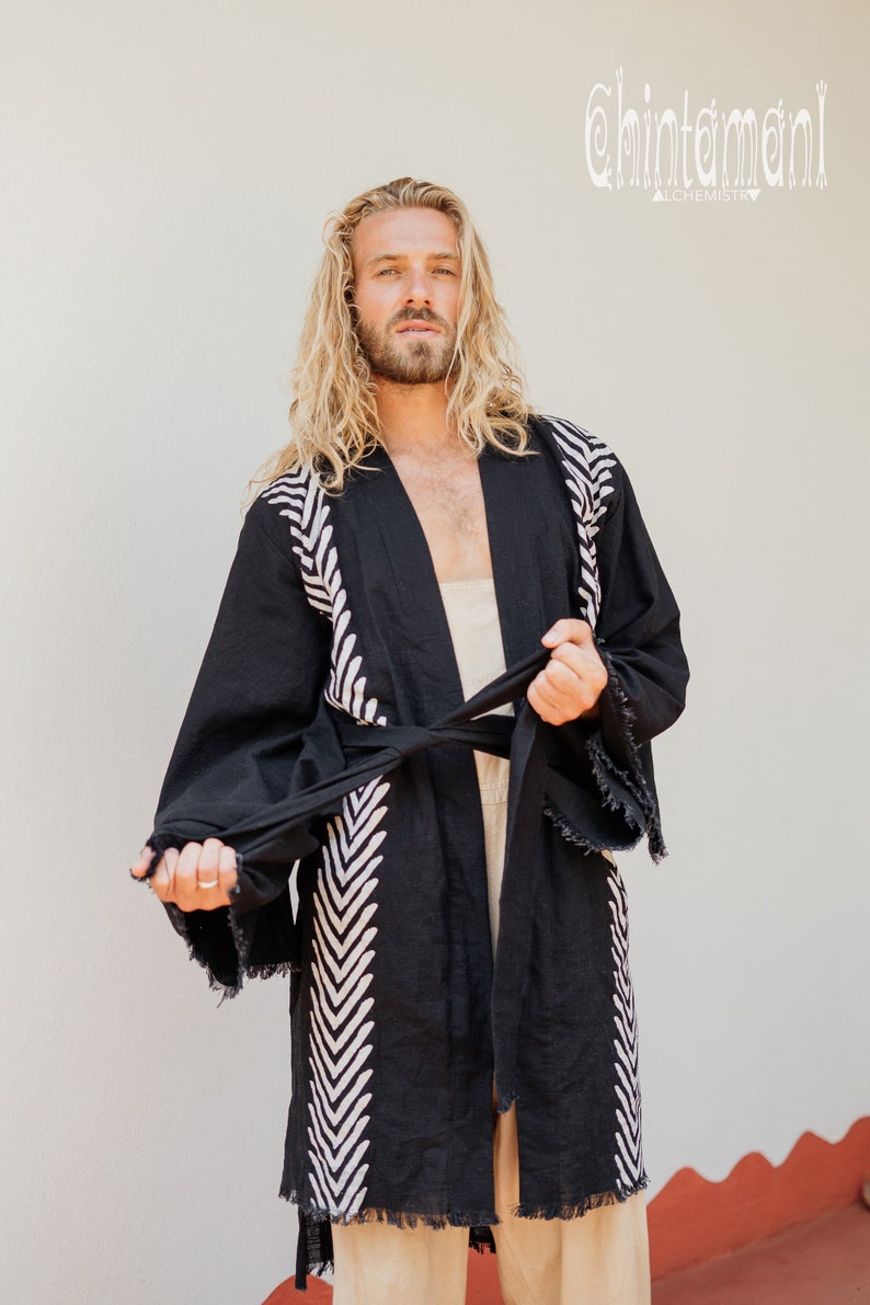 Ripped Long Kimono