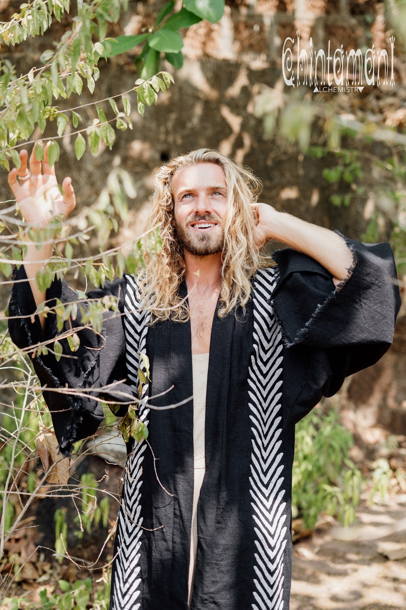 Ripped Long Kimono