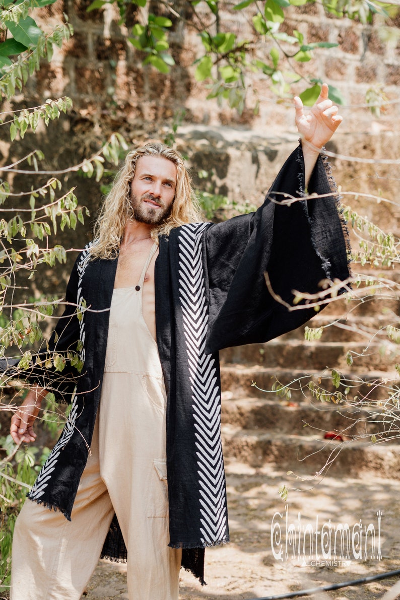 Ripped Long Kimono