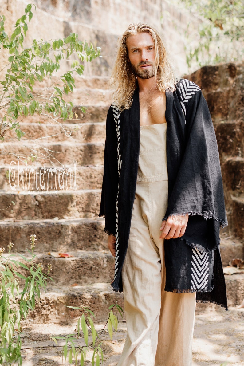 Ripped Long Kimono