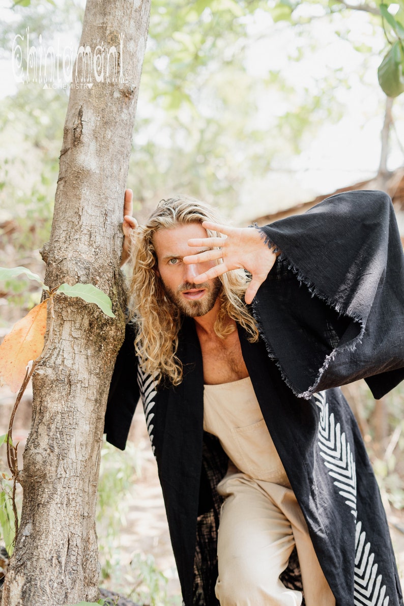 Ripped Long Kimono