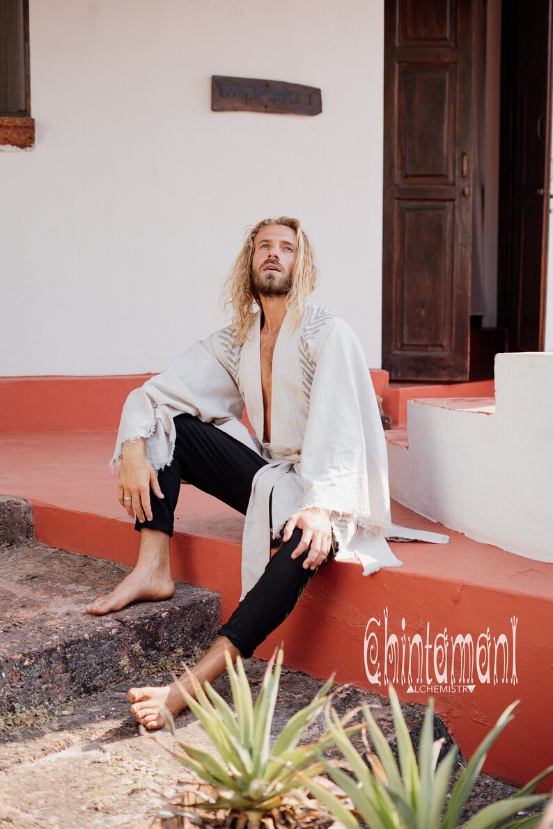 Ripped Long Kimono