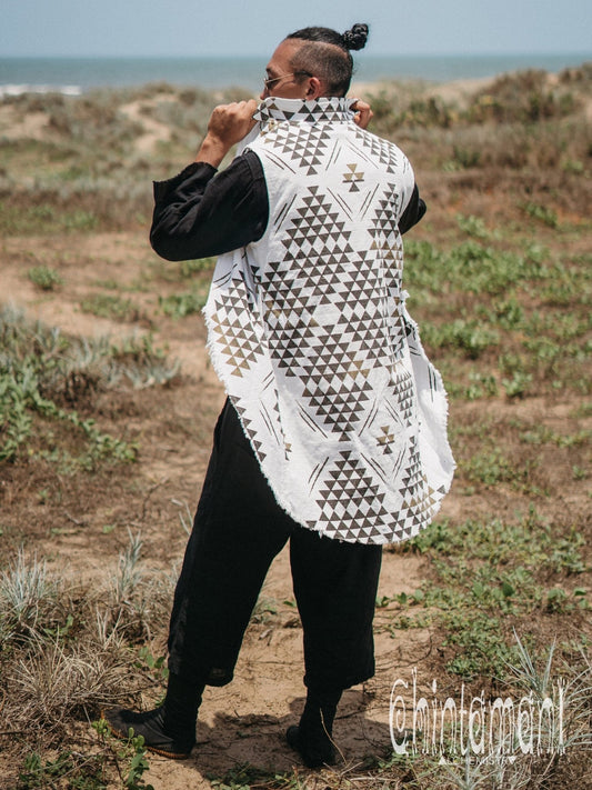 Hemp Print Vest