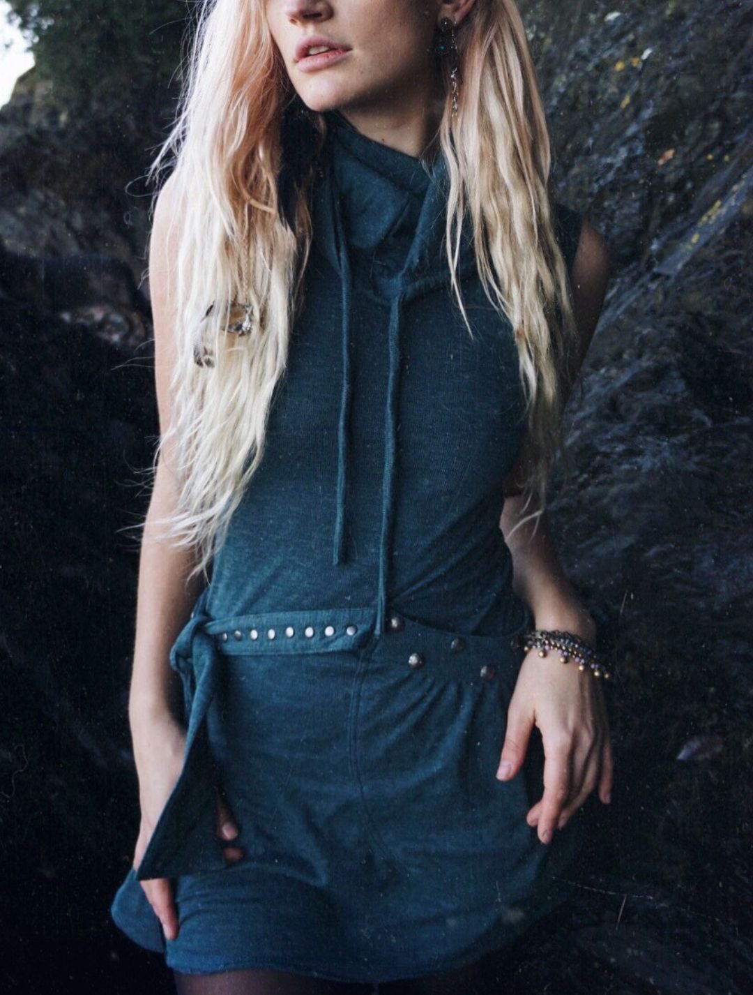Soba Turtlenek Dress by Psylo