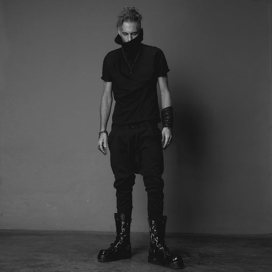 Slashed Batwing Tee