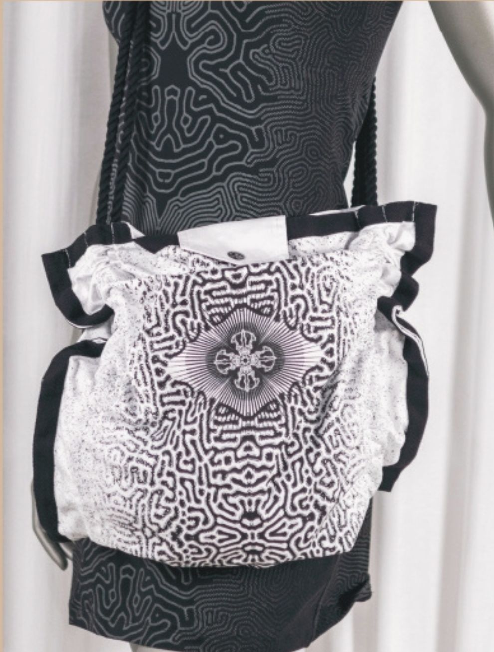 Vajra Drawstring Tote Bag