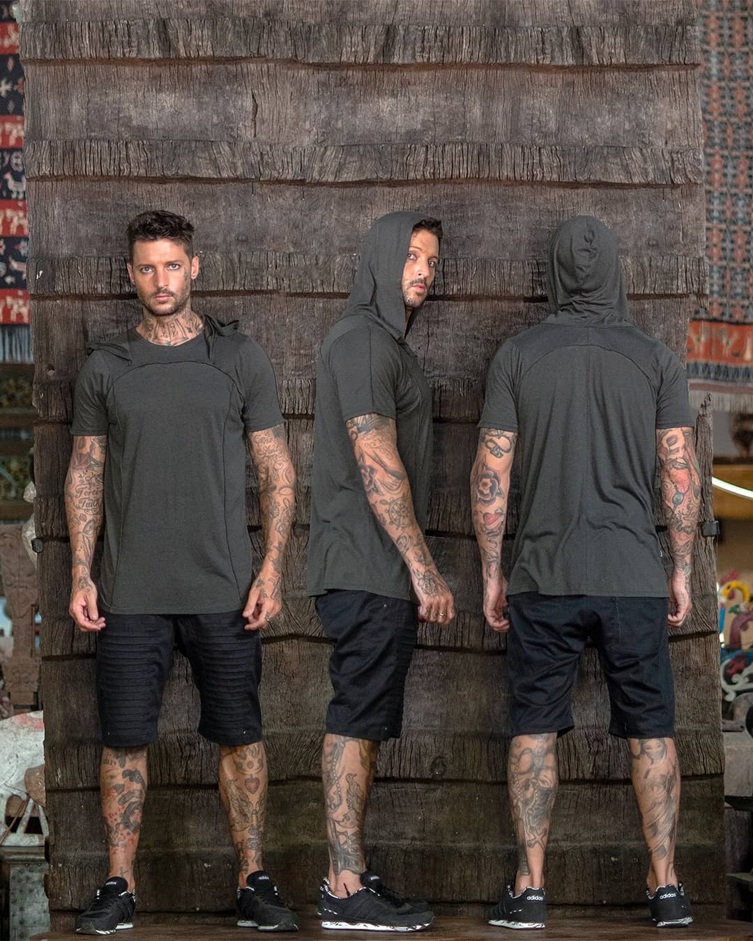 Shelter Hoodie Tee by Psylo