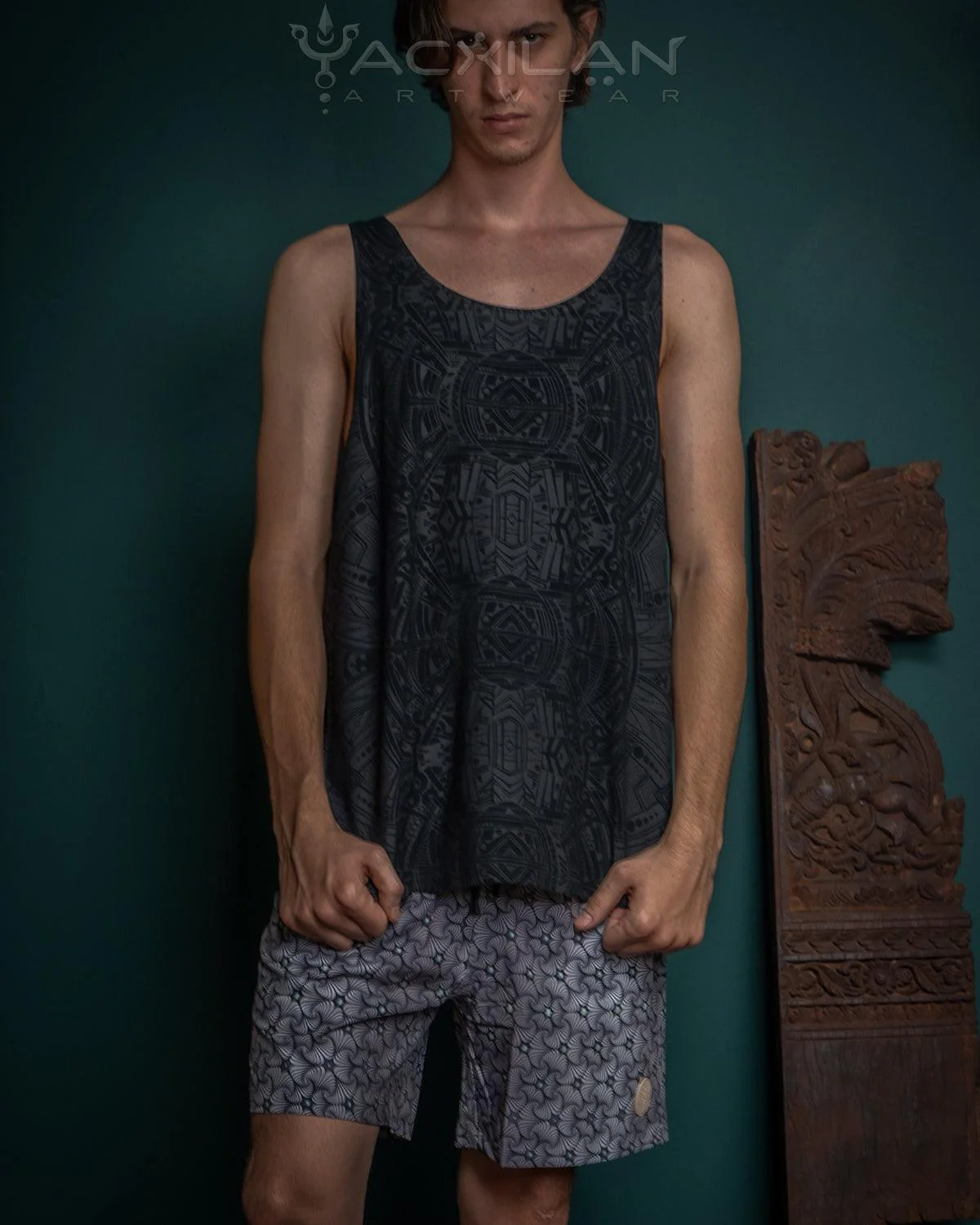 A Tank Bamboo Vegan Print
