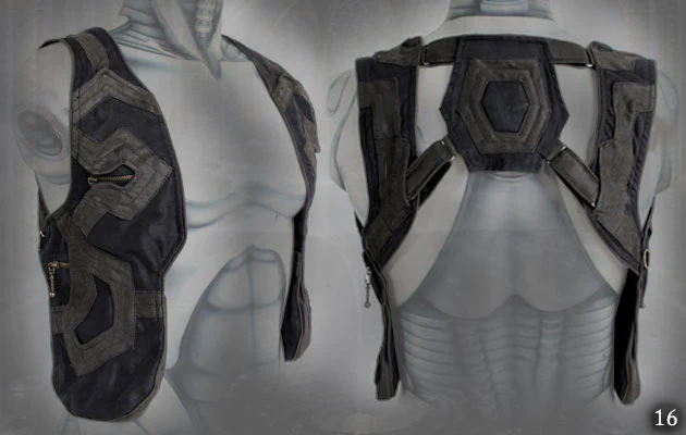 Cyber Tron Holster Vest
