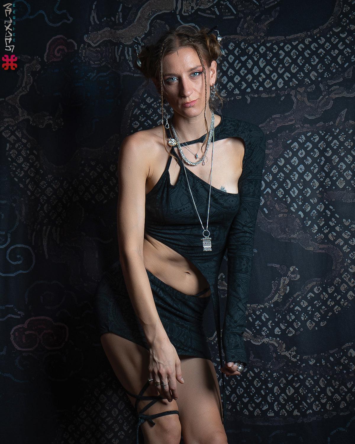 CROP-TOP N MINI SKIRT COMBO / BAMBOO JERSEY