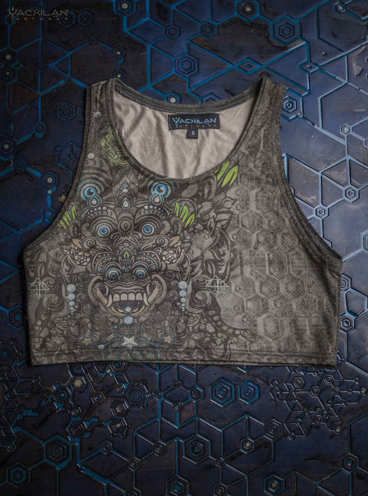 Crop Top Fake Leather