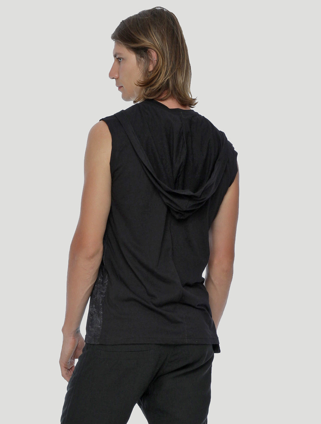 Crystal Skull Sleeveless Hoodie by Psylo