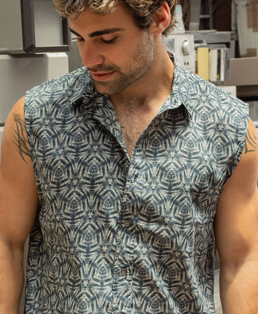 #SEED OF LIFE# Sleeveless Shirts