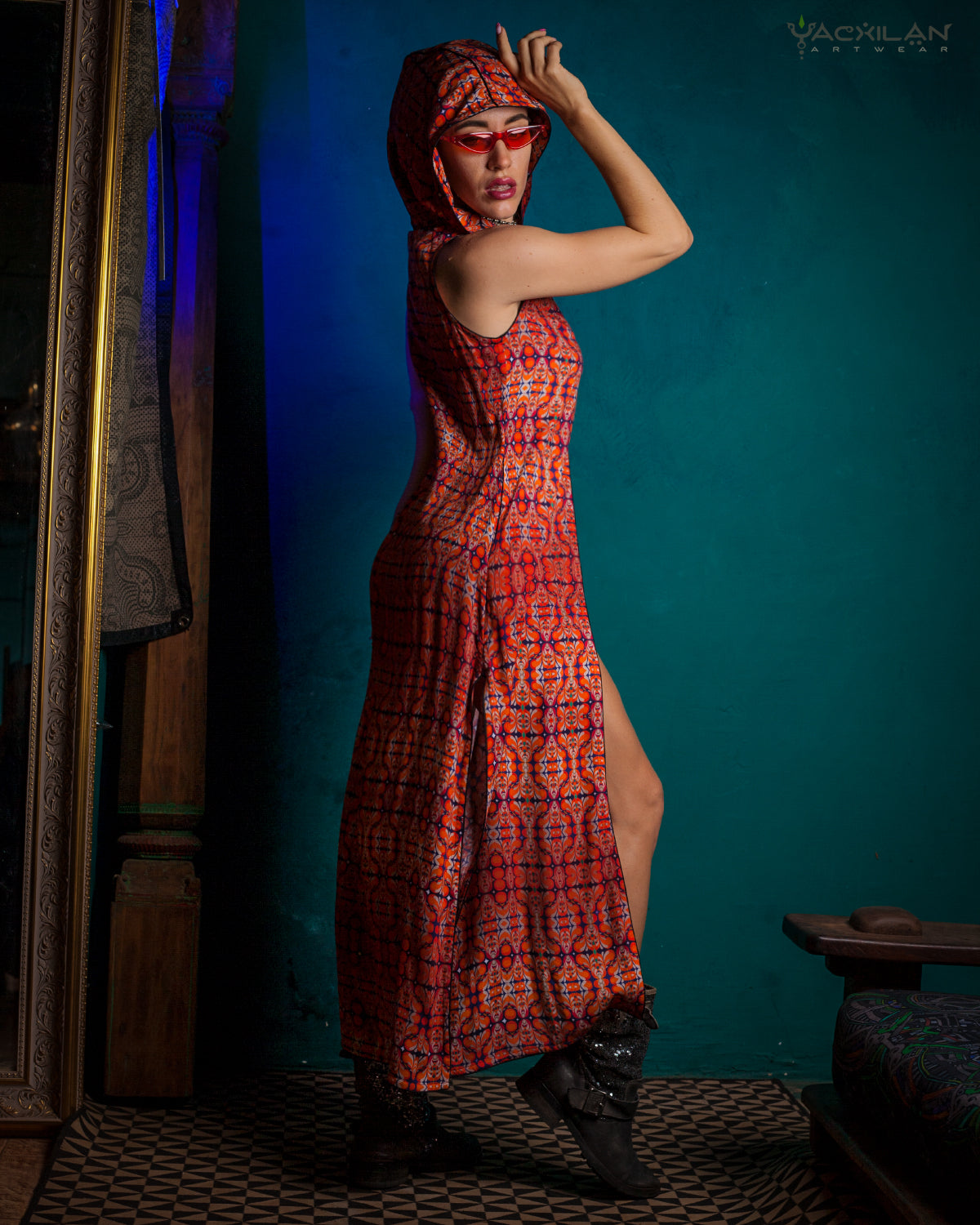 Hooded Dress