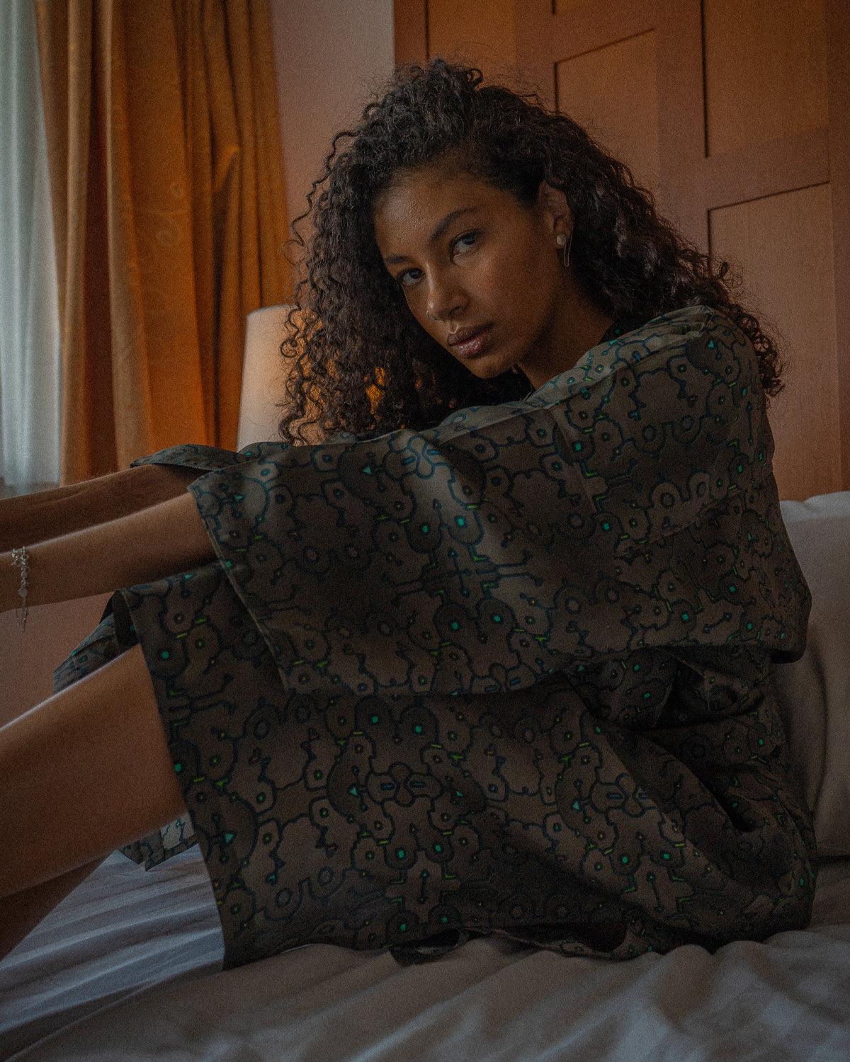 Japanese Kimono Handwoven Silk