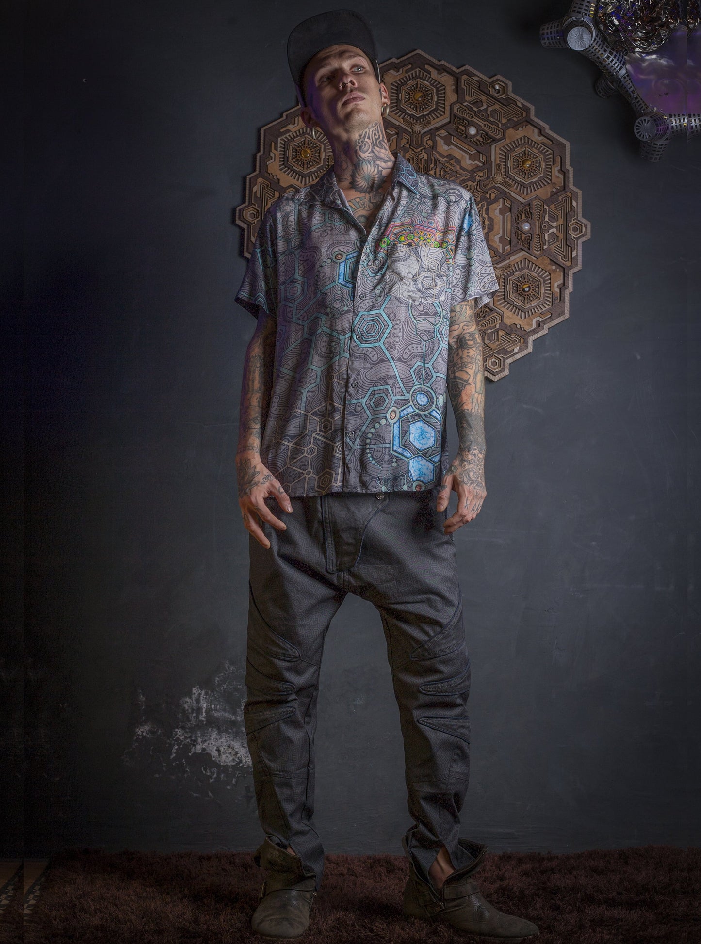 Bamboo Shirt All Over Digital Print