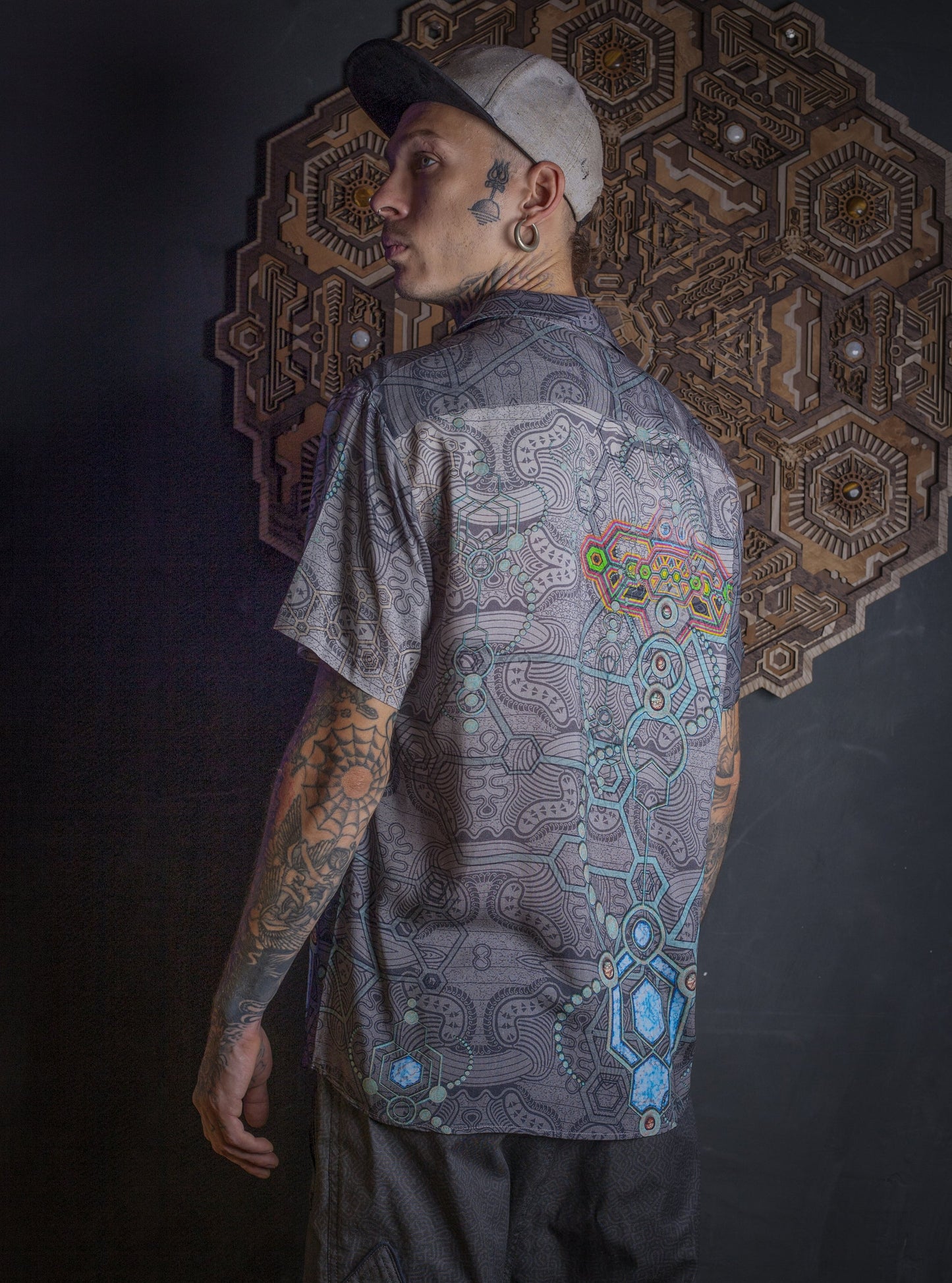 Bamboo Shirt All Over Digital Print