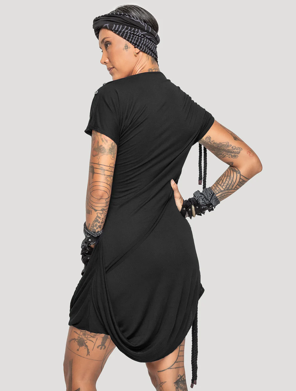 Medusa Assymetric Dress