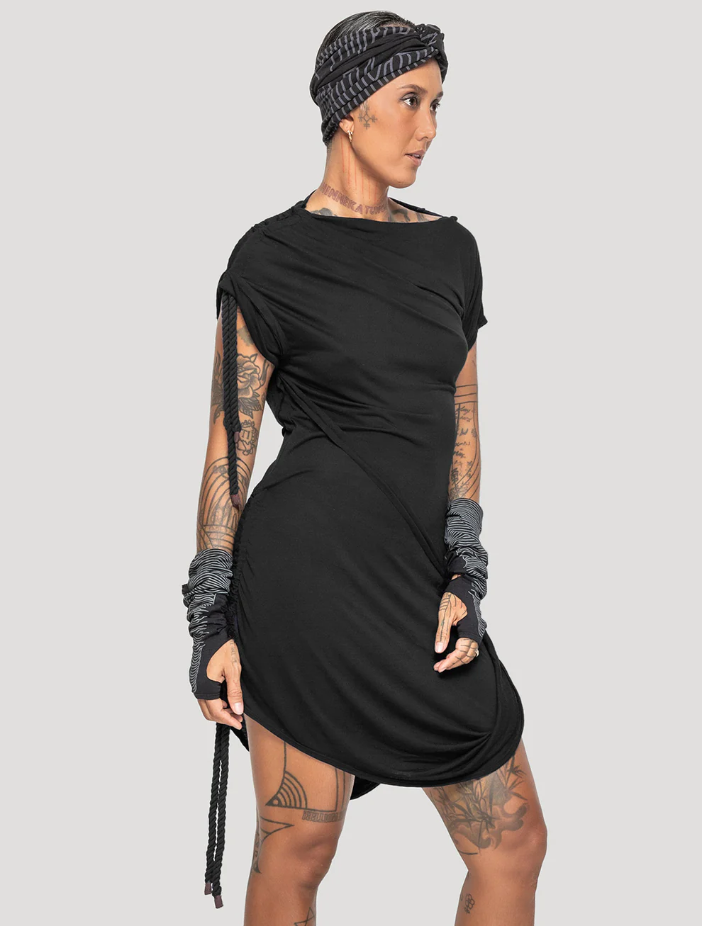 Medusa Assymetric Dress