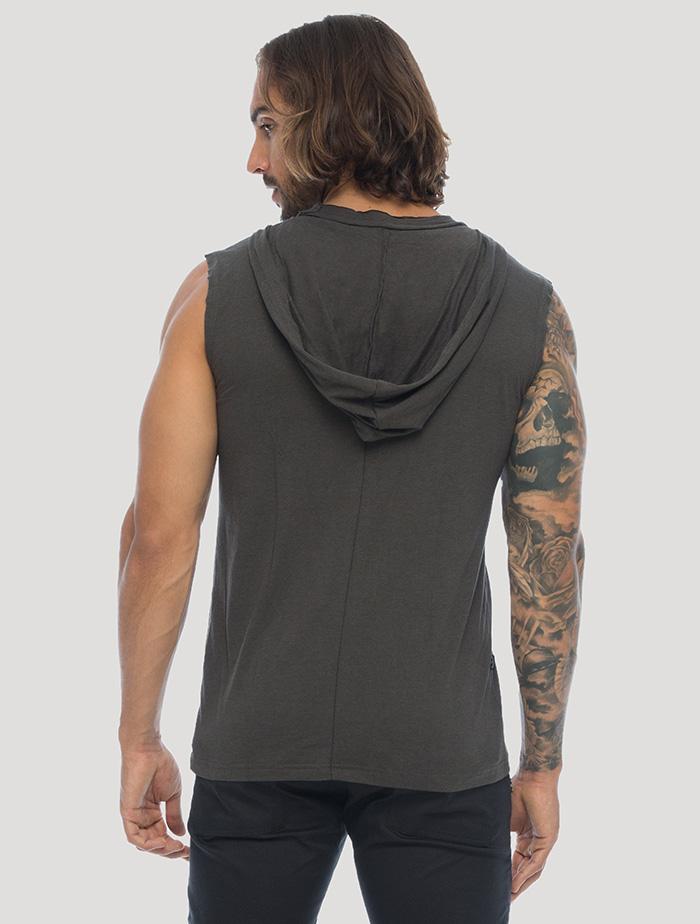 Mask Sleeveless Hoodie by Psylo
