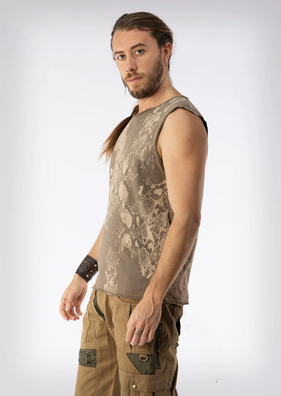 Mystic Singlet - Snake Print